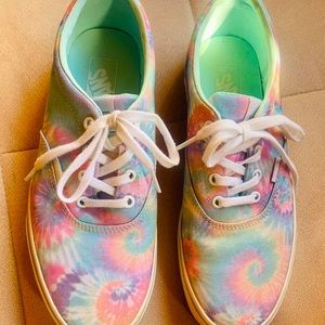 Pastel Tye Dye Vans